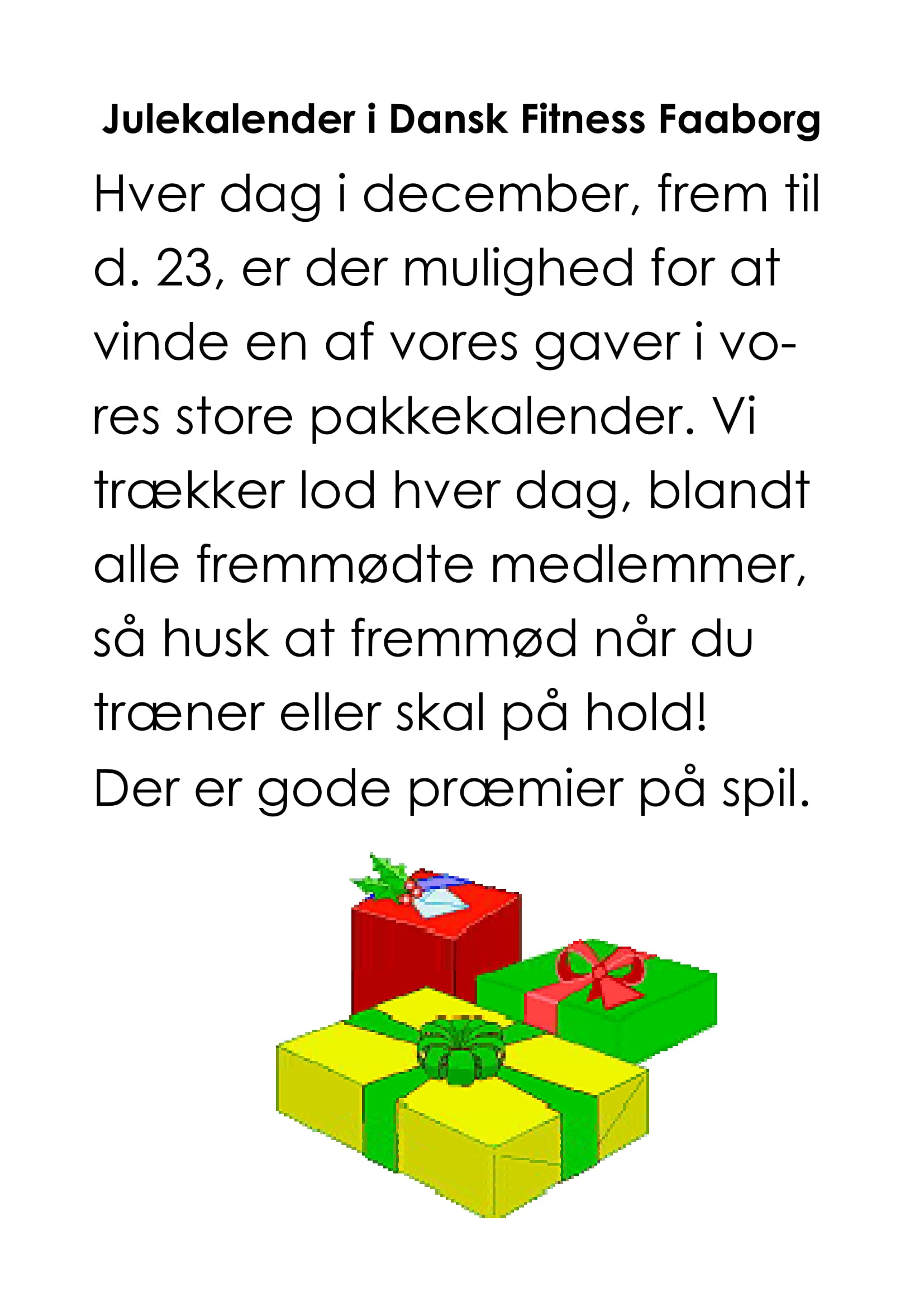 Julekalender i december